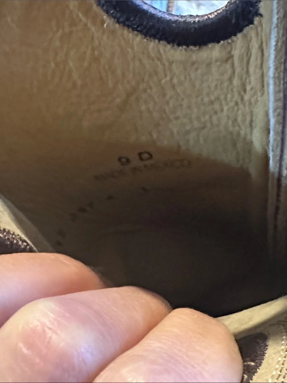 Cavender's Men's Western Boots in Taupe and Brown - Picture 7 of 12